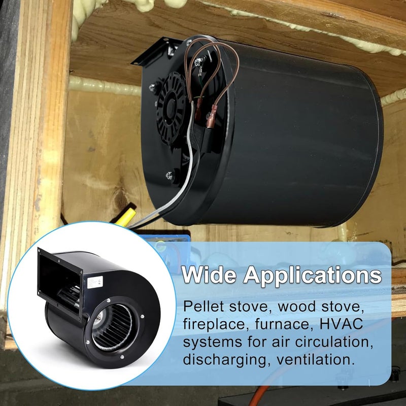 Adviace PSC Blower Motor for Dayton 1TDT6 4C565 & Fasco 7063-5243, Interchange Replacement Blower for Dayton 1TDT6 - Image 3